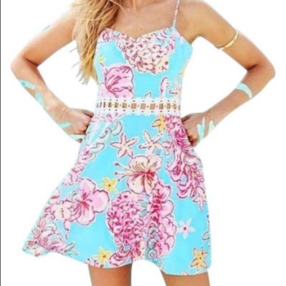 NEVER WORN Very Cute Lilly Pulitzer Cut Out Dress